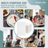 Bell Marque 300 Pack White Dinner Napkins - 2-Ply, 17" Width, 15" Length, 0.1" Height