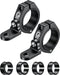 BRCOVAN 2PCS UTV Whip Light Mount, Solid Aluminum Alloy Off-Road LED Light Bar Mounting Bracket, 360° Adjustable