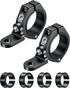 BRCOVAN 2PCS UTV Whip Light Mount, Solid Aluminum Alloy Off-Road LED Light Bar Mounting Bracket, 360° Adjustable