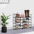UrMsun 10-Tier Closet Shoe Rack,Space Saving Shoe Storage Tall Shoe Rack Organiser Shelf Non-Woven Fabric Shoe Tower