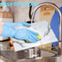 Tempered Glass Cutting Board Set of 2, 16x12 inch Marble Pattern, Scratch, Heat, Shatter Resistant