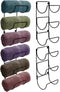 Sorbus Towel Holder for Bathroom Wall - 12 Level Wall Mounted Towel
