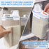 TBMax Rice Storage Container - 5 Lbs Flour Container with Measuring Cup, Airtight Dry Food Bin for Kitchen Pantry
