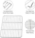 E-far Small Baking Rack Set of 2, Stainless Steel Roasting Cooking Racks, 8.6"x6.2", Dishwasher Safe