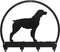 SWEN Products Brittany Spaniel Metal Key Chain Hanger - Leash Holder