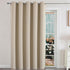 Joydeco Sliding Door Curtains - Light Beige Extra Wide Curtains 70 x 108 inches for Patio and Living Room