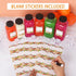 12 oz 6Pack, 360ml AuroTrends Glass Bottles with Lids Glass Bottles for Juicing, Water, Kombucha - Portable Juicing