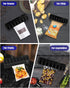 Mini Rechargeable Bag Sealer - 3000mAh Heat Sealer Machine with 5 Adjustable Gears for Food Storage (Black)