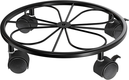 Chinpakden 1 Pack Rolling Plant Stands with Wheels - 10.24" Plant Caddy, 360
