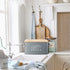 Bread Box for Kitchen Countertop - GA Homefavor Bread Bin with Bamboo Lid, 11.56" x 6.7" x 5.5", Grey