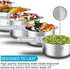 Stainless Steel Measuring Cups, Wildone Metal Set with Easy to Read Markings, Set of 7
