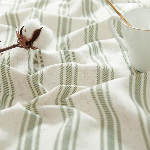 jinchan Striped Valance Window Treatment, Linen Valance for Small Windows, Farmhouse Valance Curtain, Light Filtering