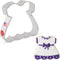 Baby Dress Cookie Cutter, 3.75", Made in USA by Ann Clark