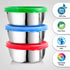Signoraware Stainless Steel Containers Set - Eco Friendly Storage Canisters, Modern Airtight Keeper for Tea, Sugar, 3