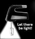 Gourmia GHM2530 Electric Hand Mixer with 6 Speeds + Turbo Mode - 300-Watt Motor - Integrated LED Spotlight & Beater