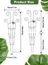 Whtawtaw 4 Pack 30 Inch Metal Butterfly Trellis for Climbing Plants Indoor, Taller Garden Trellis for Potted Plants