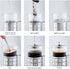 OVENTE French Press Coffee Maker 27 Ounce, Stainless Steel Design, Heat Resistant Borosilicate Glass