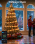 33FT 100 80 Smart Christmas Ribbon Lights, Color Changing Lighted Ribbon, LEDs, Modes, APP & Remote Control, Music