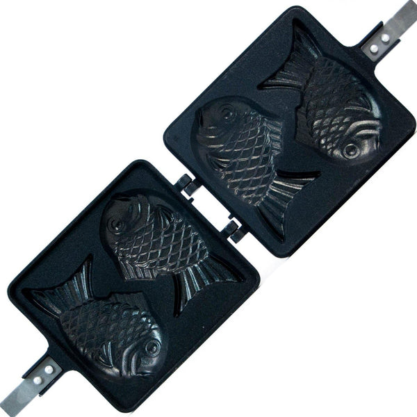 Taiyaki Japanese Fish-shaped Pancake Double Pan - Made in Korea