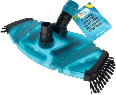 U.S. Pool Supply Professional 14" Rectangular Weighted Super Flexible Swimming Pool Vacuum