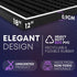 Premium Rubber Bar Mat 18" X 12" - 1cm Thick Anti-Skid Non-Toxic Rubber Spill Mat for Countertop, Home Bar, Restaurants