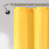 Lush Decor Umbre Fiesta Shower Curtain, 72" x 72", Yellow and Gray Design