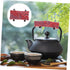 Teapot Handle Cover Anti-Scald Sleeve, Heat-Resistant Cloth Handle Protector for Comfortable Boiling