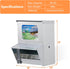28 lbs Automatic Chicken Feeder, Capacity, Galvanized Metal Poultry Feeder, Waterproof Chicken Feeder, Suitable