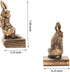 Decoration,1 Book Ends for Shelves to Hold Books Hevay Duty,Decorative Bookends for Bookshelf Dcor,Cute Animal Rabbit