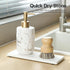 Razborci 2PCS Counter, 9"x3.5" Water Absorbing Stone Drying Tray for Kitchen Diatomite Mat Vanity Caddy for Bathroom
