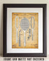 Tennis Racket Patent Print - 11x14 Unframed, Great Sports Bar Decor and Gift for Tennis Enthusiasts