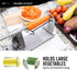 Commercial 3 POP Design Stainless Steel Vegetable Spiralizer, Grade Spiralizer and Potato Cutter for Curly Fries