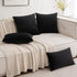 MIULEE Velvet Pillow Cover - Soft Luxury Decorative Throw Pillow Cover, Single Rectangle Cushion Case for Couch, 12x20