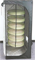 2 (2 HORTIPOTS Hanging Drying Racks FT Mesh Herb Dryer for Herbs and Clothes FT Diameter, Green)