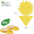 Yellow Sticky Traps for Gnats: 60x Indoor Sticky Fly Traps for House Plants, Fruit Fly Trap OwnGrown