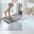 Yimobra Memory Foam Bath Mat, Super Soft Absorbent Non Slip Bathroom Rug 24x17 Inch, Gray