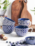 Set 4, 24 oz DOWAN Coffee Mugs of Large Coffee Mugs, Jumbo Soup Mugs With Handles, Ceramic Coffee Cups for Coffee