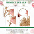 24 Pack 14 Inch Christmas Berry Stems Artificial Berry Picks Xmas Holly Berry Stem Branches for Christmas Tree Ornament