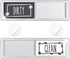 Dishwasher Magnet Clean Dirty Sign, Non-Scratching Strong Magnet or 3M Adhesive Options for Kitchen