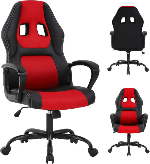 Dkelincs Gaming Chair PC Office Chair Ergonomic Gamer Chair PU Leather Executive