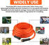 YOTOO Heavy Duty Hybrid Garden Lead Water Hose, 5/8-Inch by 6-Feet, 150 PSI, Kink Resistant, Orange