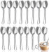Coffee Spoons Set of 16, Top Food Grade Stainless Steel Silverware, 5.5 Inches, Mirror Finish & Dishwasher Safe