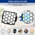 Filters Compatible with Shark LA702, LA700 Rotator Lift-Away ADV DuoClean PowerFins Vacuum