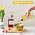 MUVEKA 16.9 oz/ 500 ml Set, Olive Oil Dispenser Bottle for Kitchen, Vinegar Dispenser, Cooking Oil Dispenser Glass