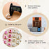 KEOKER Halloween Polymer Clay Cutters - 10 Shapes for Earrings, Pumpkin Clay Cutter for Halloween