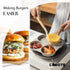CAROTE 4-Cup Nonstick Egg Pan Omelette Skillet, Healthy Egg Cooker, Suitable for Gas & Induction Cookware