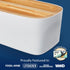 14.25x9.25x7 Sonder Los Angeles Union Large Bread Box | Fits Full Sourdough Loaves and More | Breadbox with Cutting