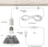 Bulbs, 25W 5000K, LED Grow Light Hanging Grow Lights for Indoor Plants, Height Adjustable Plant Light with Timer, Full