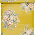 Yifely Vintage Peony Floral Shelving Paper Dark Yellow Peel & Stick Shelf Liner, 17.7 Inch by 9.8 Feet