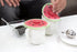 Charles Viancin Set of 2 Watermelon 4” Silicone Drink Covers - BPA-Free, Dishwasher Safe, Airtight Seal